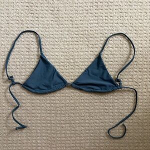 SHEIN Dusty Blue Triangle Bikini Top